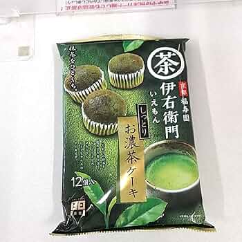 残3★右衛門しっとりお濃茶ケーキ12個入り 伊右衛門お濃茶ケーキ＞は味・販売店は？伊右衛門コラボの新商品